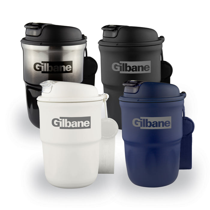 Crema Double Wall Coffee Mug - Custom Promotional Product