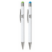 Vitra Pen - A set of two Vitra Pens featuring white bodies, one with a green tip and the other with a blue tip.