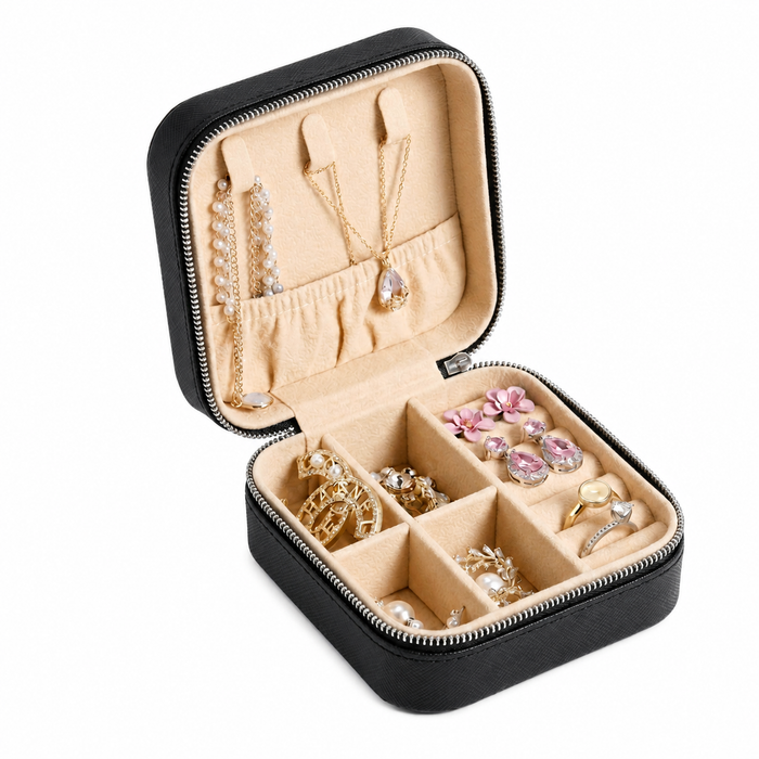 Wanderlust Compact Jewellery Organiser Case