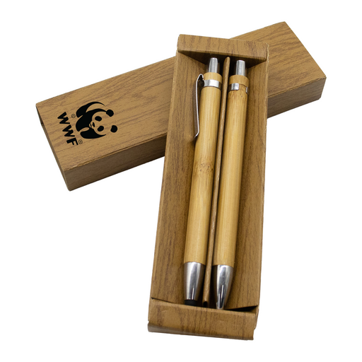 Linus Bamboo Pen Set - Custom Promotional Product