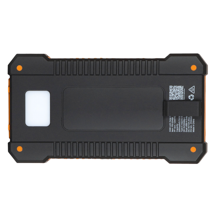 Radiant 5000 mAh Solar Power Bank - Custom Promotional Product