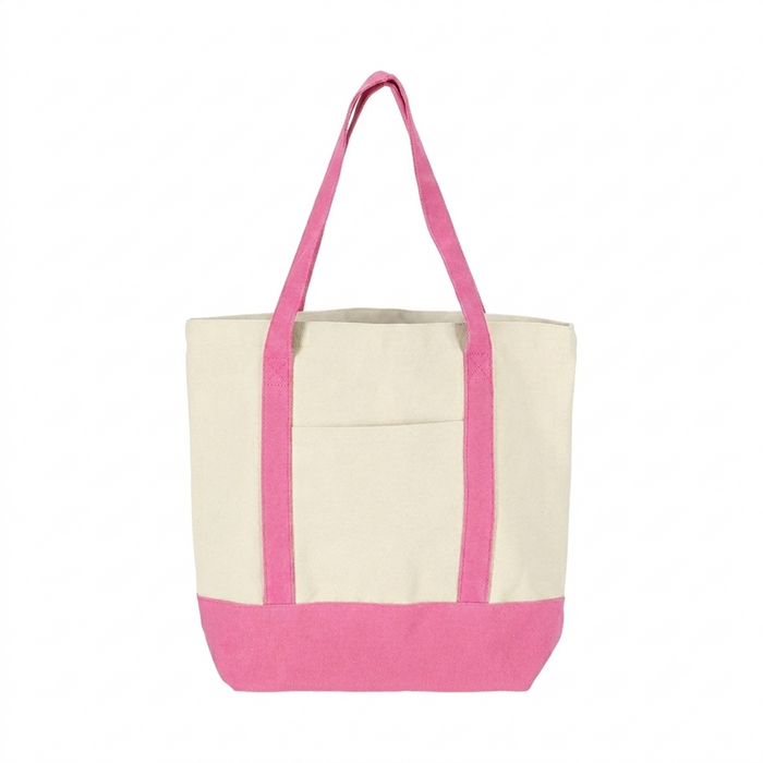 Canvas Tote Bag With Pockets