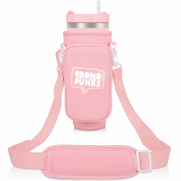 40 oz (1,180 ml) Tumbler Carrier Bag with Detachable Phone Pouch