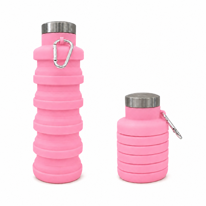 500ml Silicone Collapsible Water Bottle
