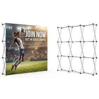 Australian Made 8ft Pop-Up Media Wall