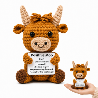 Amigurumi Crochet Positive Moo