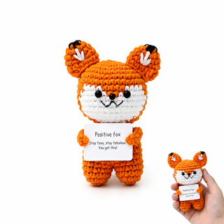 Amigurumi Crochet Positive Fox