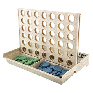 Wheat Straw Connect Four - Custom Promotional Product