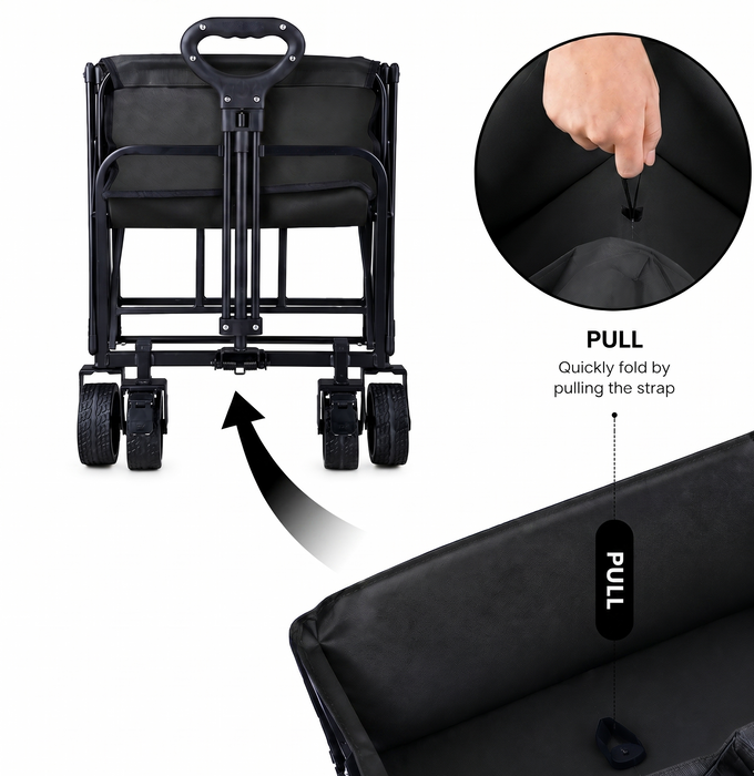 Foldable All-Terrain Utility Wagon