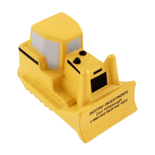 Bulldozer Shape Stress Reliever - Custom Promotional Product