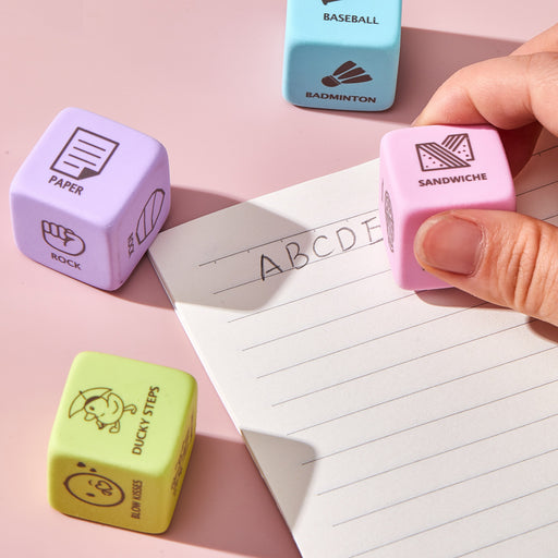 Nero Cube Rubber Eraser - Custom Promotional Product