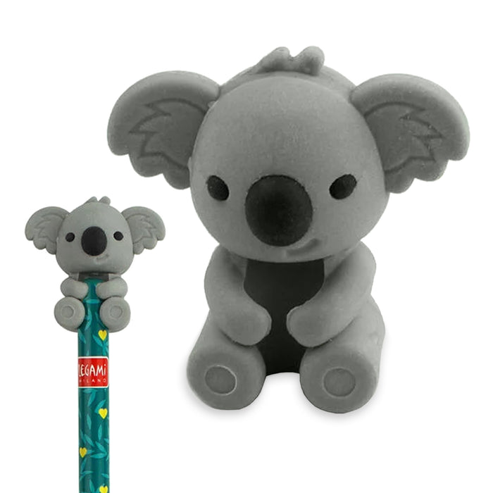 Koala Pencil-Top Rubber Eraser - Custom Promotional Product