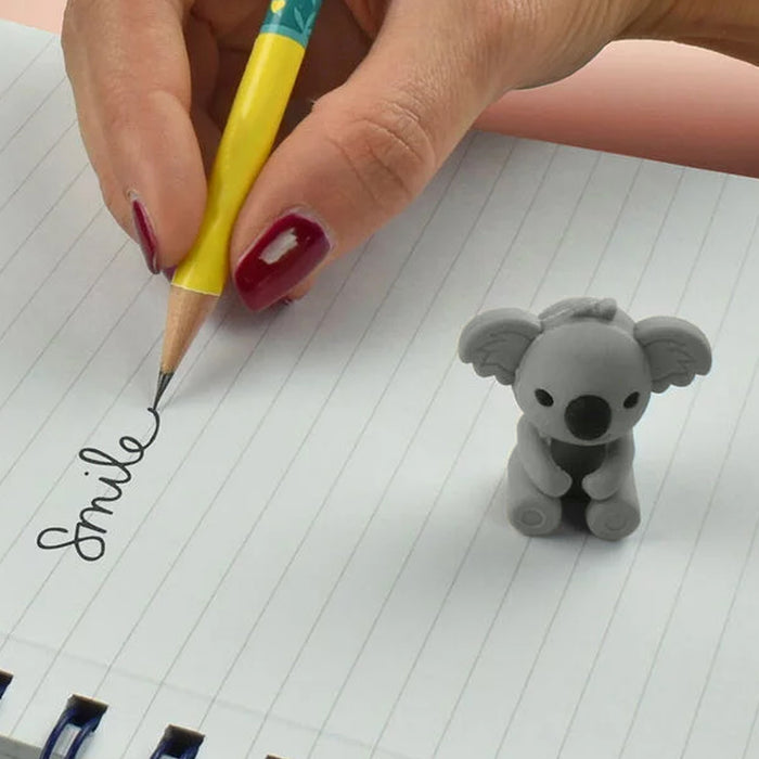 Koala Pencil-Top Rubber Eraser - Custom Promotional Product
