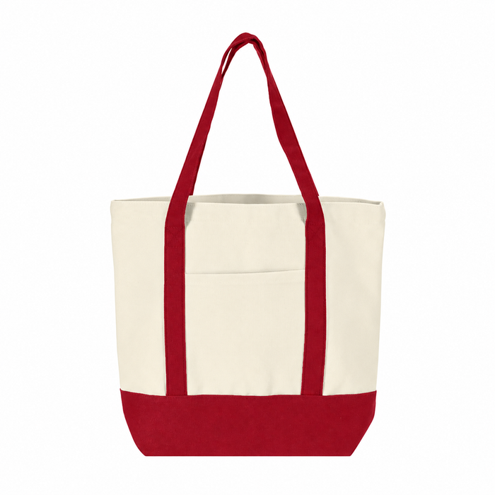 Canvas Tote Bag With Pockets