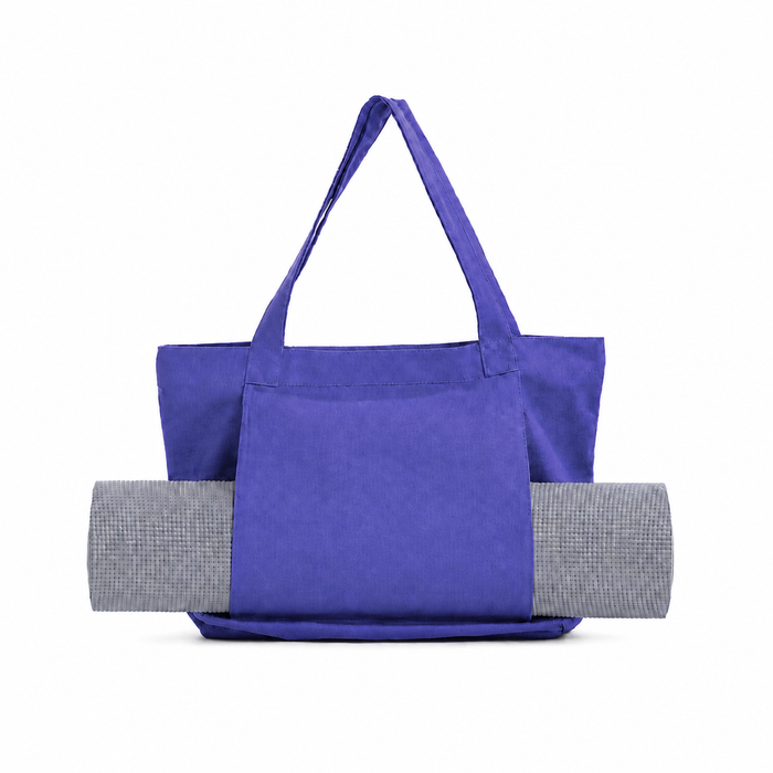 Premium Canvas Yoga Tote & Non-Slip Yoga Mat Set