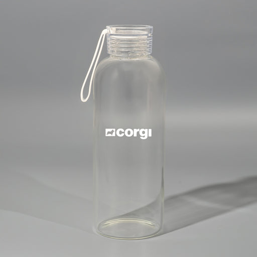 Crystal 750mL Borosilicate Glass Bottle - Custom Promotional Product