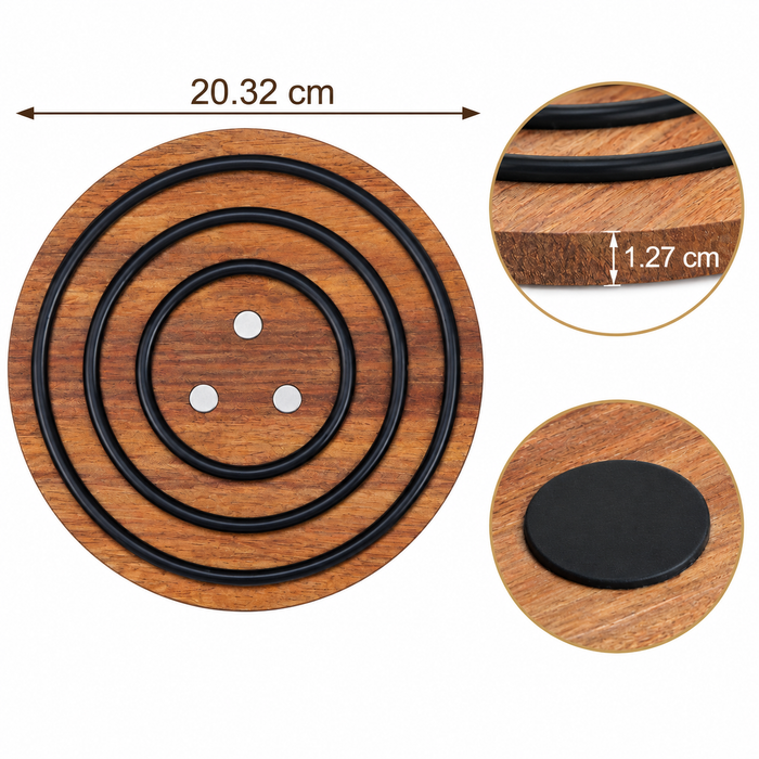 Magnetic Acacia Wood Trivet