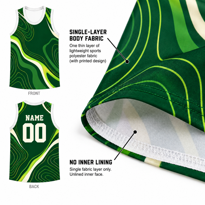 Custom Sports Singlet – Personalised Name & Number