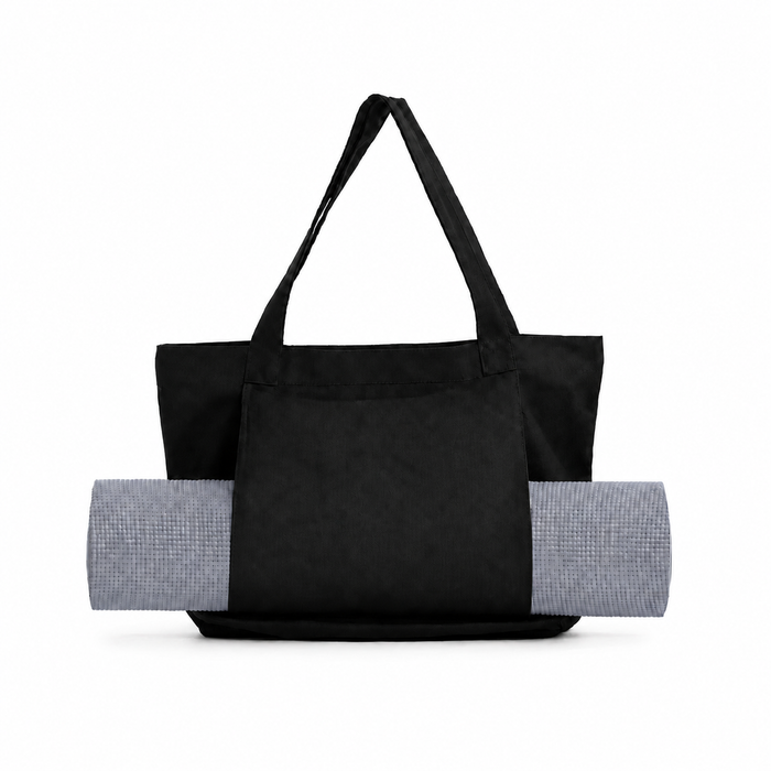 Premium Canvas Yoga Tote & Non-Slip Yoga Mat Set