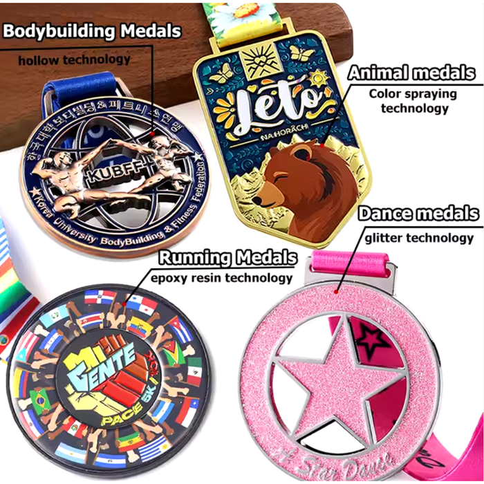 Custom Medals with Customised Lanyard - Custom Promotional Product