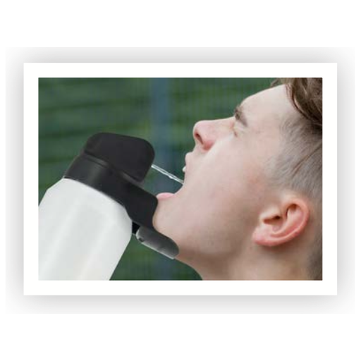 1 Litre Burst Chin Rest Bottles - Custom Promotional Product