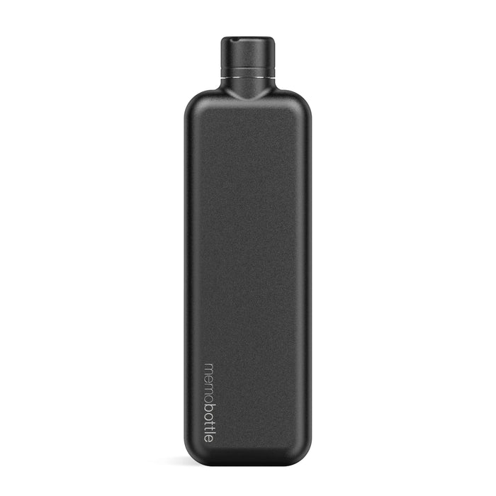 Memobottle™ Stainless Steel (Black) - Custom Promotional Product