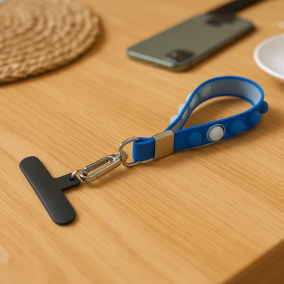 Popper Phone Tether Wristlet - Custom Promotional Product