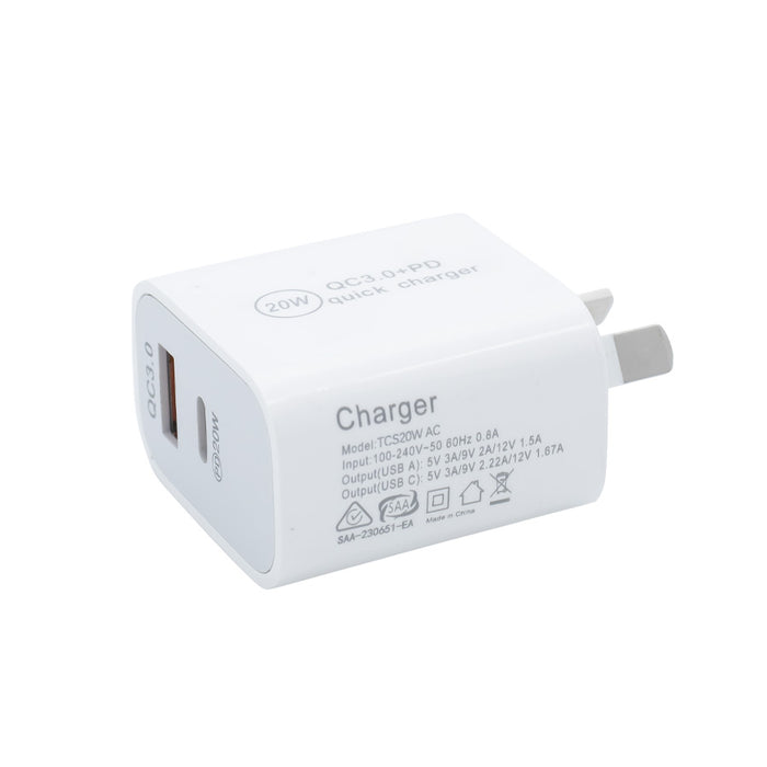 Tebogo 20W fast charge adapter - Custom Promotional Product