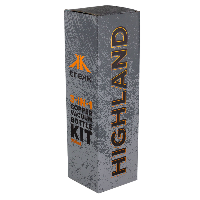 Trekk Highland 3-In-1 Copper Vacuum Bottle Kit 950ml - Custom Promotional Product
