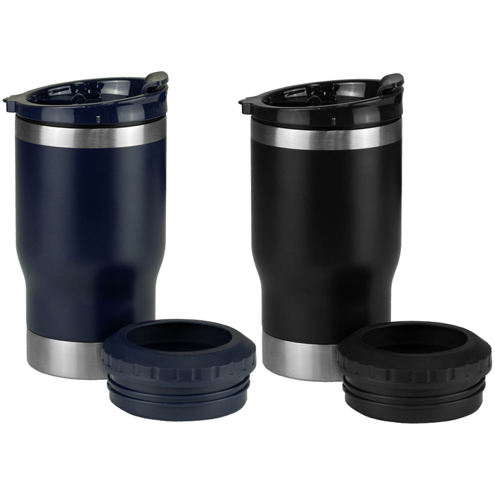 Trekk 350ml 2-in-1 tumbler cooler - Custom Promotional Product