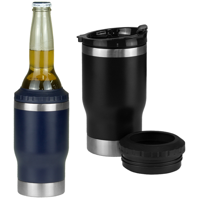 Trekk 350ml 2-in-1 tumbler cooler - Custom Promotional Product