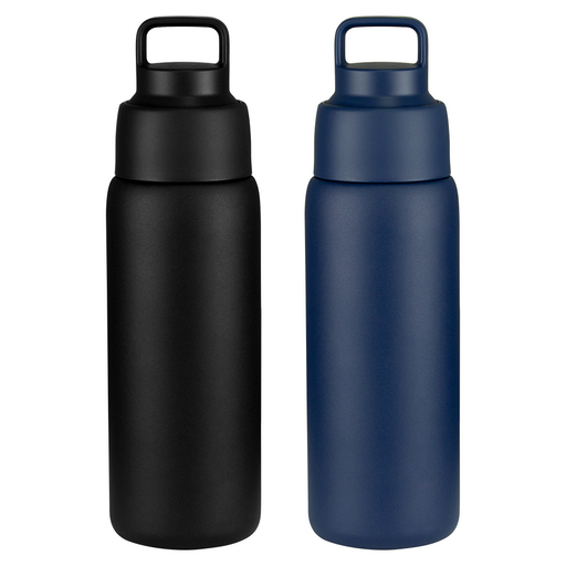 Trekk DuoFlow Recycled Vacuum Bottle - 750ml - Custom Promotional Product