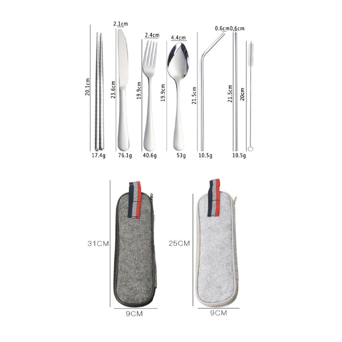 Stainless Steel Travel Cutlery Set - Custom Promotional Product