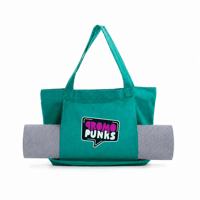 Premium Canvas Yoga Tote & Non-Slip Yoga Mat Set