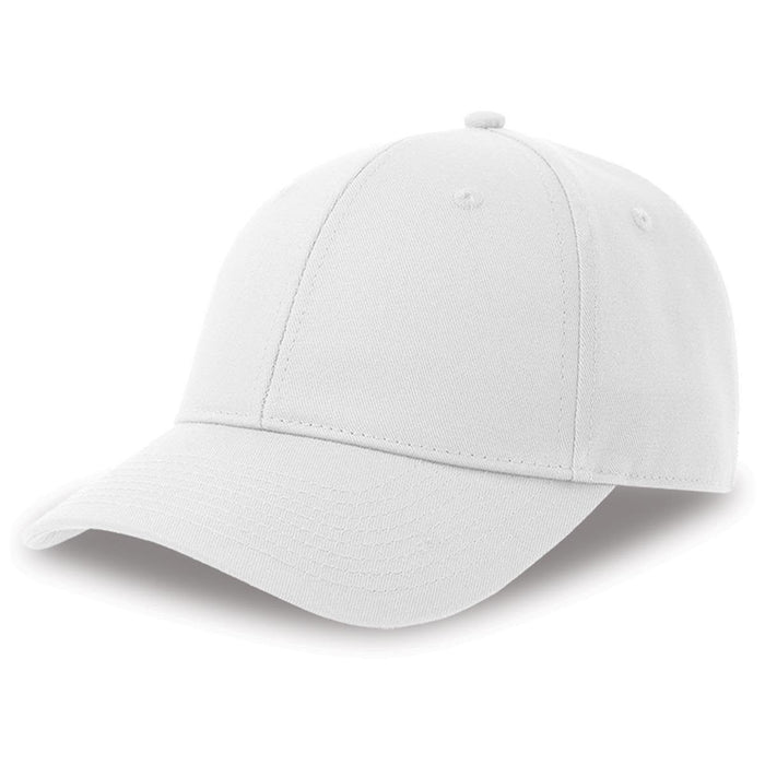 Hit-S Recycled/Organic Cotton - A white cap made from recycled and organic cotton, featuring a logo on the front.