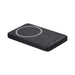 Apex Semi-Solid-State 22.5W MagSafe Wireless Power Bank - 5000 mAh (Stock) - A black MagSafe wireless power bank with a semi-solid state design and a circular charging area on top.