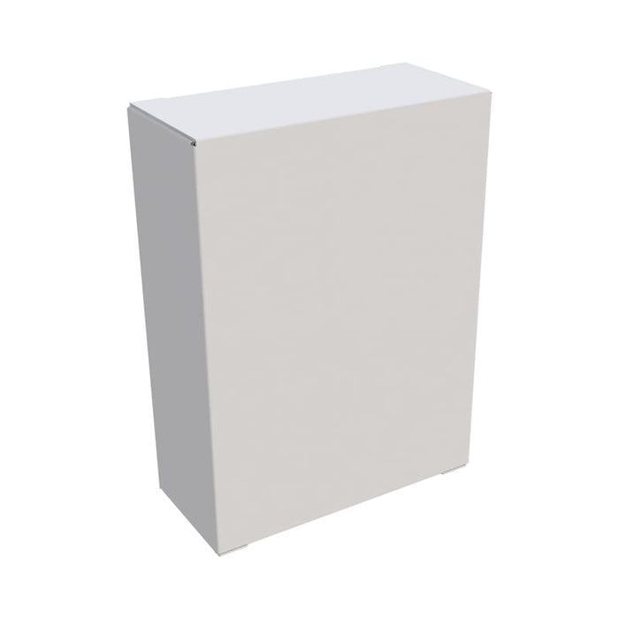 Paulo 100W Retractable Charging Data Cable - A white rectangular storage cabinet with a minimalist design and a flat top surface.