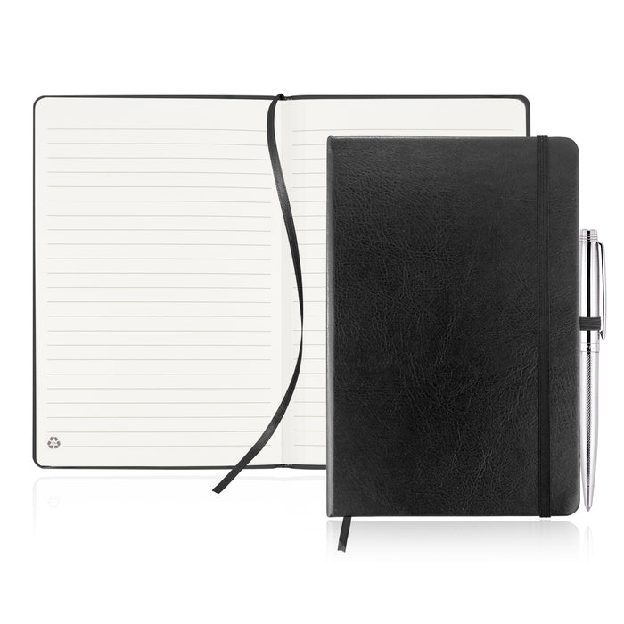 A5 Leather Grain Pu Notebook - Custom Promotional Product