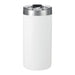 Arctic Zone Titan Thermal HP Slim Cooler 350ml - A drink bottle in white with a stainless steel lid, designed as a cool thermal holder for beverages.
