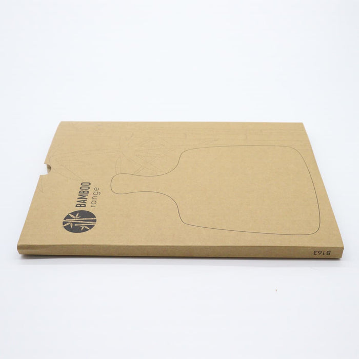 Artis Cheeseboard & Knife Set - A bamboo cheeseboard set with a knife, packaged in a brown cardboard box featuring a logo.