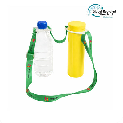 RPET 2 in 1 Water Bottle Lanyard