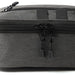 Super Duty 6 - In Pack Cooler - A cooler in dark grey fabric with a zippered closure and black pull tabs, featuring a logo.