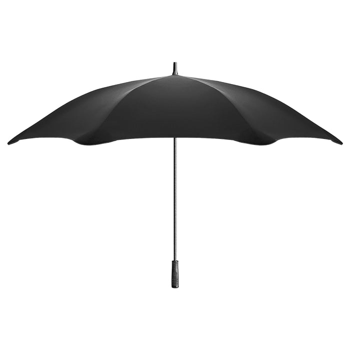 BLUNT Sport Umbrella - A black sport umbrella with a sturdy design and a handle, featuring a logo on the shaft.