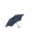 BLUNT Neo Umbrella - A navy umbrella with a unique scalloped design and a black handle, featuring a logo.