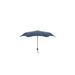 BLUNT Neo Umbrella - A navy blue umbrella with a curved shape and a black handle, featuring a branding logo on the handle.