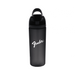 The Bondi 700ml Drinking Bottle - A drink bottle in black with a handle and a logo, featuring a sleek, contemporary design.
