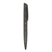 The Rhi Metal Ball Pen - A sleek black metal ball pen with a smooth finish and a clip for easy attachment. It features a minimalist design.
