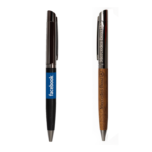 The Heritage Wooden + Metal Ball Pen - Custom Promotional Product