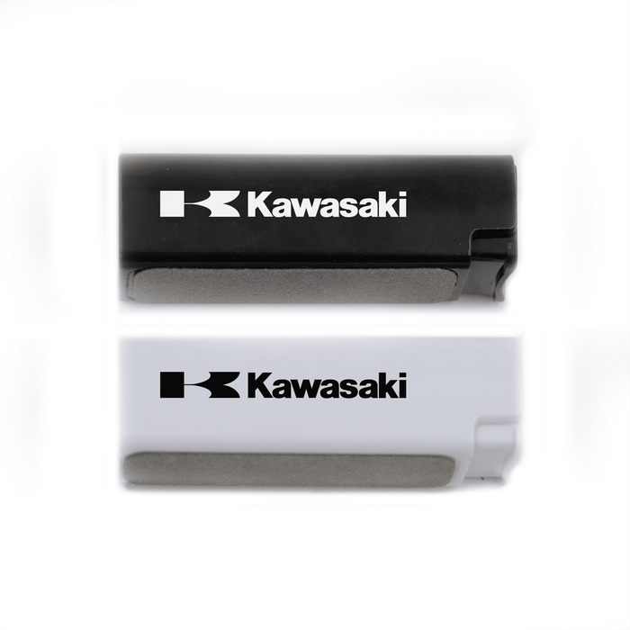 The Wipey Screen Cleaner - A set of two screen cleaners in black and white, featuring a logo on each.