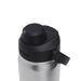 CamelBak - Thrive Chug VSS 0.6L - A drink bottle in silver stainless steel with a black lid, featuring a logo and a side handle.